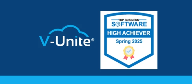V-Unite Awarded the Spring 2025 High Achiever Award by TopBusinessSoftware.com